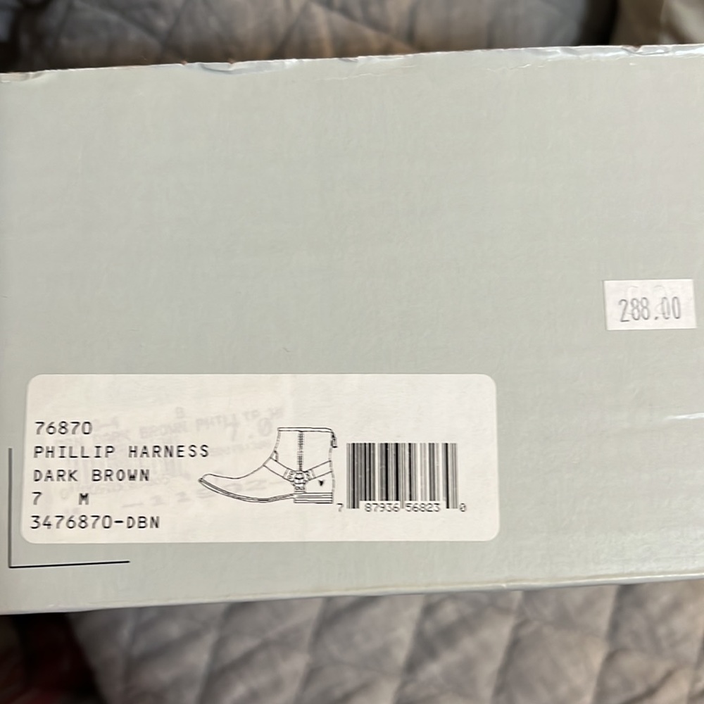 Frye Phillip Harness ankle boot dark brown - Picture 11 of 11
